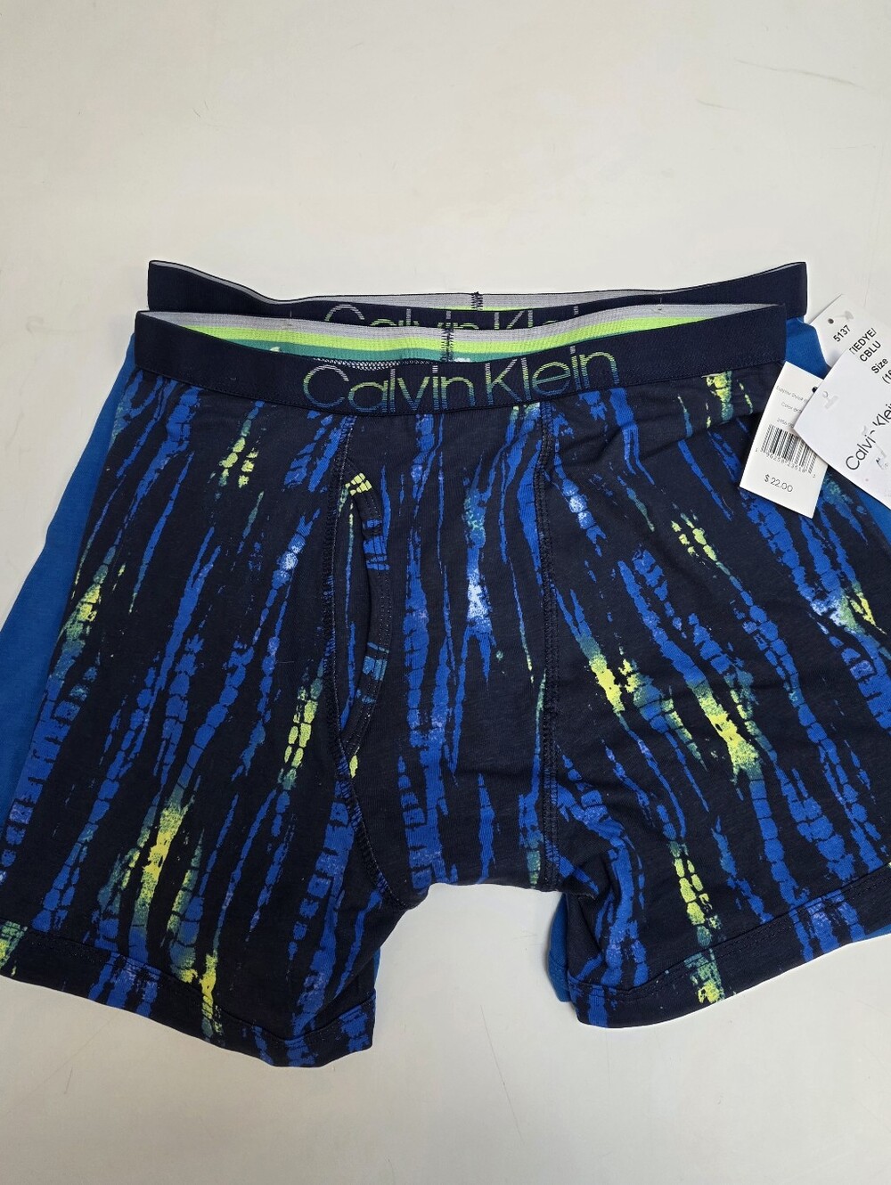 Boys Size 16/18 Calvin Klein, Set Of 2 Brand New With Tags Boxer Briefs